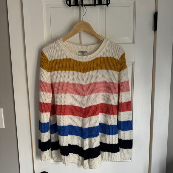 Boutique striped sweater, crewneck,  Size M - Picture 1 of 2